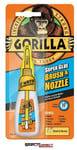 Gorilla Glue Brush & Nozzle bonds metal, ceramic, plastic & More - 12g