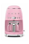 Smeg DCF02PKEU Overflow Coffee Maker with a Power of 1050 W DCF02PKEU-pastel Green, Plastic