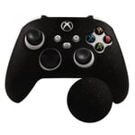 Musta-kimaltelevat pehmeät silikonisuojakotelot Xbox Series S/X Controller Skin -peliohjaimen kotelolle Joystick Games -lisävarusteen suojakuori XSX:lle