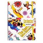 The Beatles Yellow Submarine White Recycled Paper A5 Notebook Notepad Gift