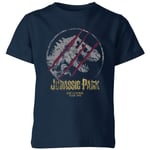 Jurassic Park Lost Control Kids' T-Shirt - Navy - 5-6 Years - Navy