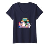 Family Guy Drunk Peter and Family V-Neck T-Shirt