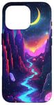 iPhone 16 Pro Mystic Crescent River Night Landscape Case