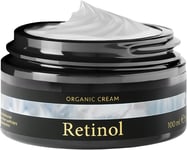 Salicylic Acid + Retinol Cream 100ml, Organic Anti Wrinkle Face Cream for Women