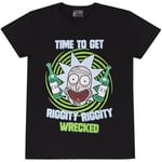 T-shirt Rick And Morty  Riggity Wrecked