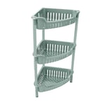 3 Tier Corner Storage Shower Rack Shelf Organiser Kitchen Bathroom Caddy Basket