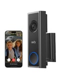 eufy Security Video Doorbell C31, 2K FHD, Battery or Hardwire Powered, Easy to Install, Live Video Call, 24/7 Recording, Human and Motion Detection, HomeBase S380 Compatible, No Monthly Fee