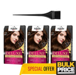 Schwarzkopf Palette Deluxe 3-65 Chocolat Marron Cheveux Couleur 3-pack