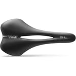 Selle Italia SL Gel Flow - Selle de Vélo de Route, Cadre en Alliage FeC, Trou Anatomique, Légère et Ergonomique - Taille Unique S2, Noir