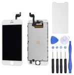 Ecran LCD Remplacement pour iPhone 6S Blanc +Verre Trempe +Outils