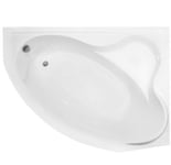 Baignoire d'angle DELFINA 166 X107CM droite avec tablier