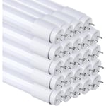 Tube led 150cm 360º T8 G13 24W 2400LM Connexion d'un côté Blanc Froid 6500K - Lot de 24 u.