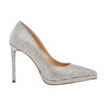 Steve Madden Klassy-R Chaussures Femme Éscarpin Strass Talon 10,5 CM Argent