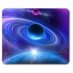 Computer Mouse Mat - Alien Planet Saturn Space Solar System Office Gift #8077