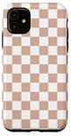 Coque pour iPhone 11 Beige à carreaux