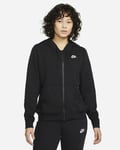 Nike naisten collegepaita NSW CLUB FLC FZ HOODIE STD, musta