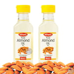 2 x Niharti Pure Almond Oil for Massage Skin Body Nail & Hair Growth 100ml