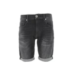 Short Bermuda G Star 3301 Slim Short Md Aged Grey Gris Anthracite Foncé