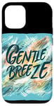 Coque pour iPhone 12/12 Pro Belles couleurs vives avec tenue de discours Gentle Breeze