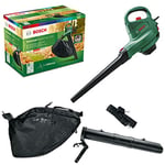 Bosch Vacuum Cleaner/Leaf Blower/Shredder - UniversalGardenTidy 2300 (2300 W, 45 L Collection Bag, Variable Speed, for Blowing, Sucking and Grinding Leaves)