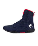 Venum Chaussures de Boxe Contender pour Homme, Bleu Marine/Rouge, 5 Men/6.5 Women