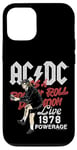 Coque pour iPhone 12/12 Pro AC/DC Rock and Roll Damnation Live 1978 Powerage