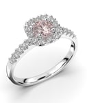 Festive Josefiina morganit halo-diamantring 14-597-052M-VK-HSI1