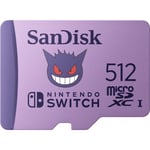 SanDisk Pokémon Gengar microSDXC-minneskort, 512 GB