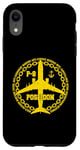 Coque pour iPhone XR P-8 Poseidon Avion militaire vintage vieilli