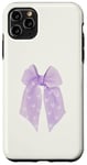 Coque pour iPhone 11 Pro Max Coquette violet clair lilas aquarelle esthétique