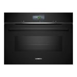 Siemens iQ700 Built-In Combination Microwave Oven - Black