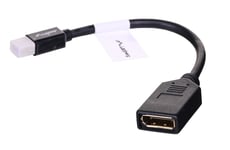 5901969408669 Lanberg AD-0003-BK DisplayPort cable 0.12 m Mini DisplayPort Black