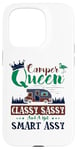 Coque pour iPhone 15 Pro Camping-car Queen Classy Sassy Smart Assy Fun Camping