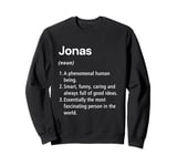 Jonas Name Definition Funny Dictionary Sweatshirt