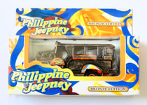 VOITURE MINIATURE PHILIPPINE JEEPNEY BRONZE EDITION PULL BACK ACTION METAL RARE