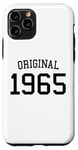 Coque pour iPhone 11 Pro Original 1965, 60 ans pour homme et femme, 60e anniversaire