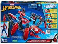 Spider Man - Set Vehicule Araignee de combat et Figurine 10 cm - Web Splashers