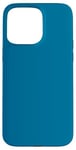 Coque pour iPhone 15 Pro Max Couleur bleu mer simple