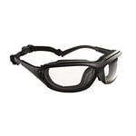 Luxoptical 6110 - Lunette de Protection - Avec Élastique - Noir - Pour le travail ou le bricolage