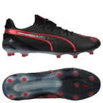 PUMA King Ultimate Fg/ag - Svart/rosso Corsa Limited Edition, storlek 37