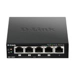 D-Link - 5 ports Netværks PoE+ Switch - 10/100/1000 Mbps