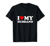 Darling Red Heart I Love My Husband T-Shirt