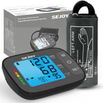 SEJOY Automatic Digital Blood Pressure Monitor Arm Backlit Large Cuff BP Machine