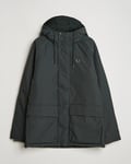 Fred Perry Padded Zip Through Parka Night Green