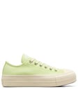 Converse Womens Lift Crafted Color Ox Trainers - - Green, Green, Size 6, Women