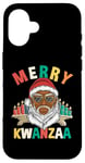 iPhone 16 Merry Kwanzaa Candles Santa Kinara Pan Africans Pride Case