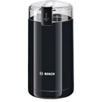 Bosch Moulin à café, pour un café savoureux, capacité de 75 grammes, couteau en inox, noir, TSM6A013B