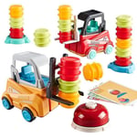 Gaffeltruck Transport Spel, Gaffeltruck Frenzy - 2-spelare Stapla & Matcha Färdighetsspel[HK]