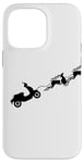 Coque pour iPhone 14 Pro Max Retro Scooter Club Vacances Renne Gear Head Scoot Life