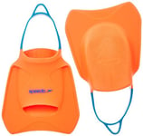 Speedo Biofuse FF palmes d'entraînement Mixte Adulte, Fluro Tangerine/Pool Bleu/Bleu Flame, L